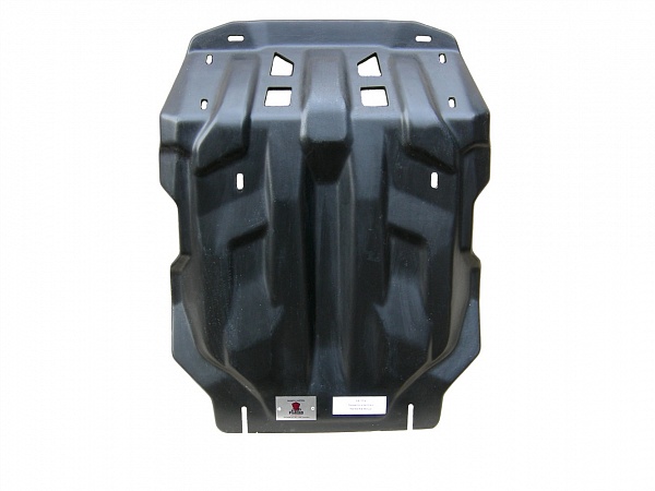 Защита картера двигателя, радиатора, кпп и рк Toyota Hilux, V-2,5TD; 3,ОTD, КПП- все,4X4, (2012-08.2015), из 2 частей (композит 10 мм)