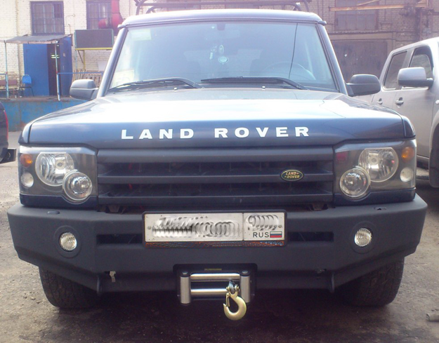 Передний силовой бампер Land Rover Discovery под оптику