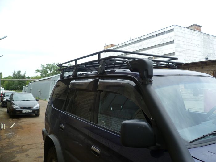 Алюминиевый багажник Toyota Land Cruiser 90 Алюминиевый багажник Toyota Land Cruiser 90