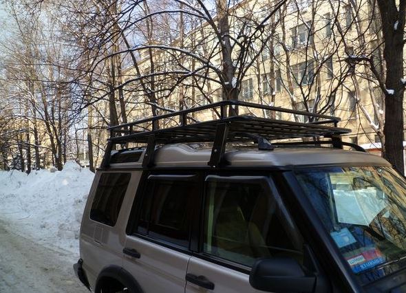 Алюминиевый силовой багажник Land Rover Discovery II Алюминиевый силовой багажник Land Rover Discovery II