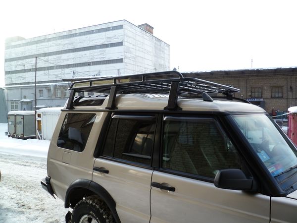 Алюминиевый силовой багажник Land Rover Discovery II Эконом Алюминиевый силовой багажник Land Rover Discovery II Эконом