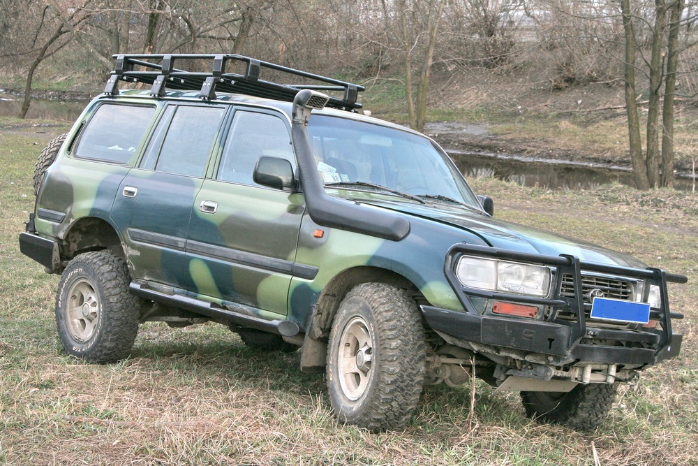 Передний силовой бампер со съемным кенгурином - Toyota Land Cruiser 80