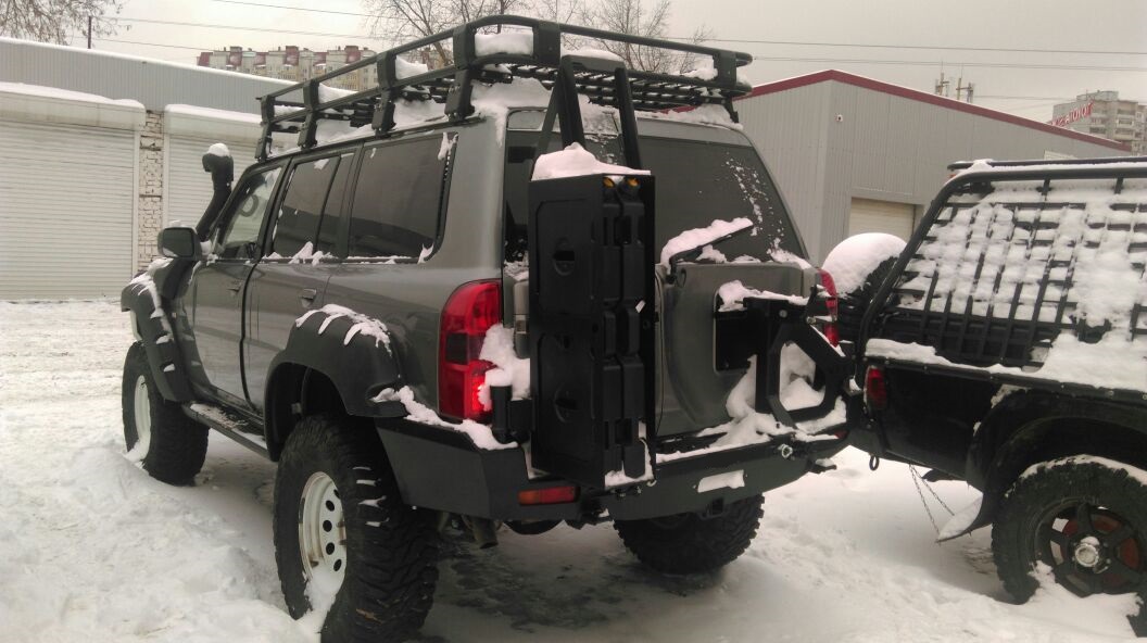 Багажник экспедиционный алюминиевый - Nissan Patrol