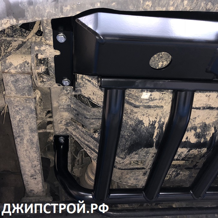 Защита рулевых тяг и картера на ГАЗ Соболь.