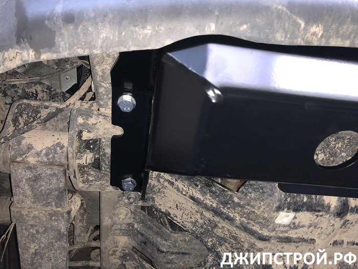 Защита радиатора в передний штатный бампер ГАЗ Соболь