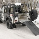 Багажник-площадка экспедиционный алюминиевый - Land Rover Defender пикап.