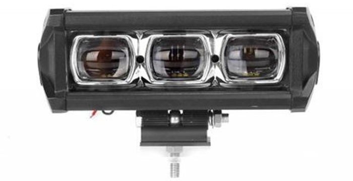 Линзованная 30 Вт светодиодная фара LED балка LOYO 6D-30 ближний свет с четкими границами (не слепит)