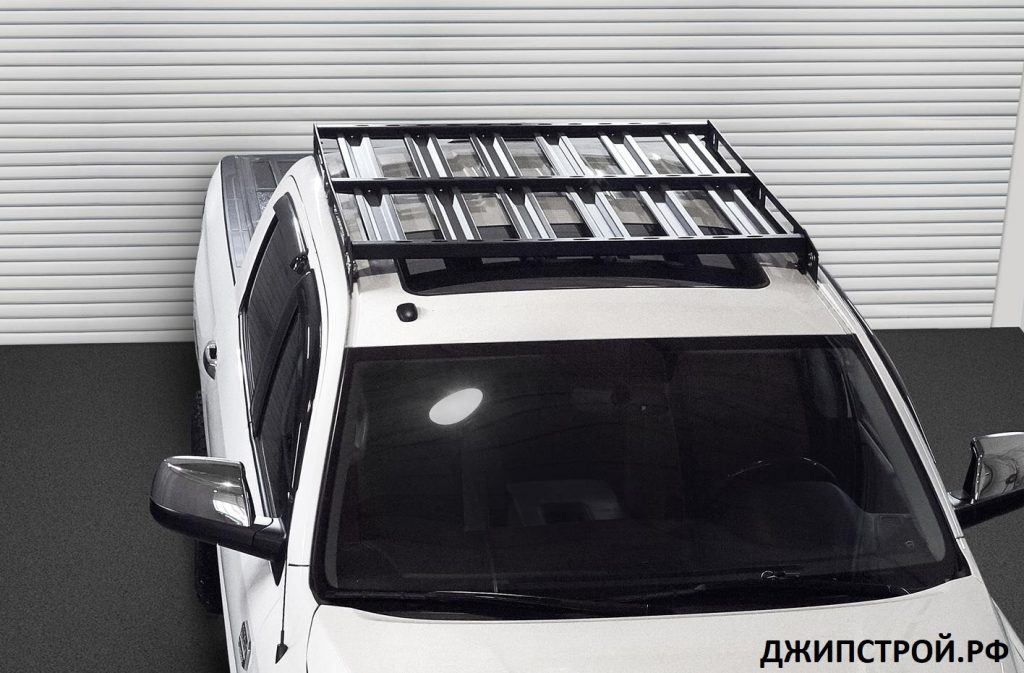 Багажник алюминиевый на крышу Toyota Tundra 2007- профиль