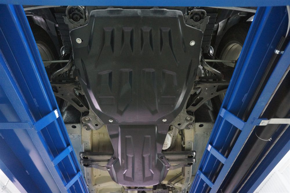 Защита картера двигателя и кпп Suzuki Grand Vitara JT V-все (2005-) , из 2-х частей