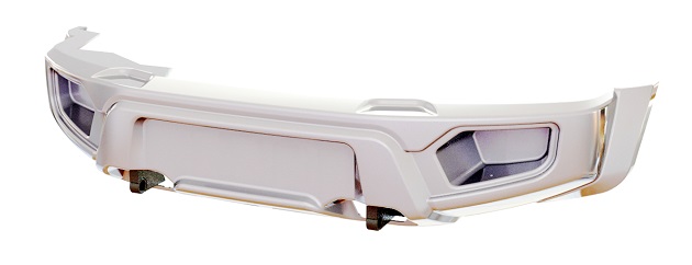 Бампер АВС-Дизайн передний УАЗ Патриот/Пикап/Карго 2005+ лифт, без оптики, белый/ под покраску