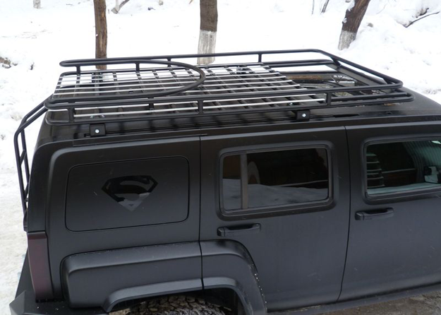 Алюминиевый багажник Hummer H3 Люкс