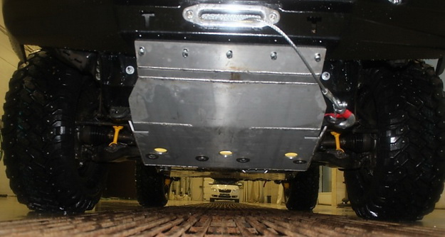 Защита радиатора, поддона двигателя,  раздатки , коробки Toyota  Land Cruiser Prado АМЗ
