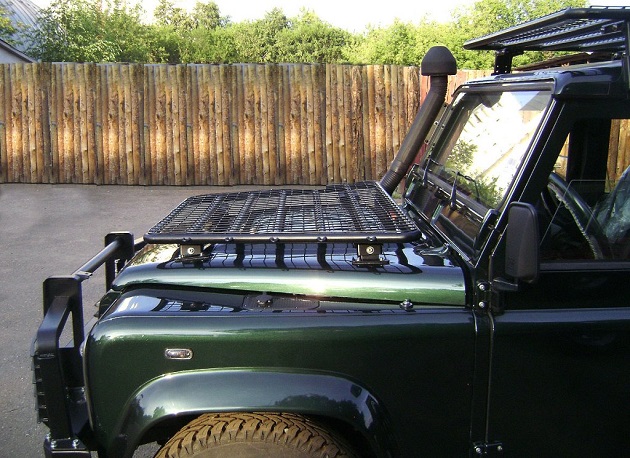 Багажник на капот - Land Rover Defender 90/110. 
