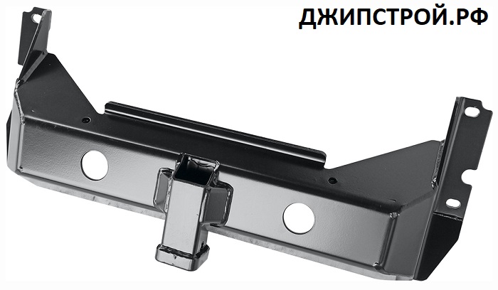 Фаркоп передний (переходник) для съёмной лебёдки с защитой радиатора ГАЗ Соболь