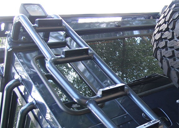 Лестница алюминиевая - Land Rover Defender.