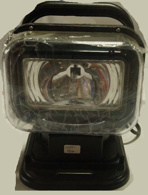 Фароискатель CH015 12V 35W ксенон с дистанционным управлением Черный (цоколь H3) 180*180*175mm на магните
