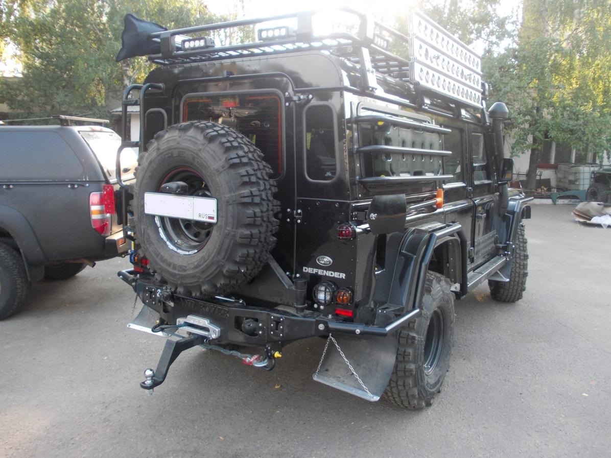 Калитка крепления запасного колеса для бампера без площадки под лебёдку II поколения - Land Rover Defender