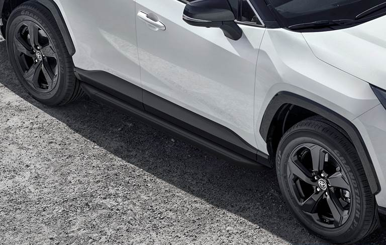 Порог-площадка "Premium-Black" для Toyota RAV 4 2019-